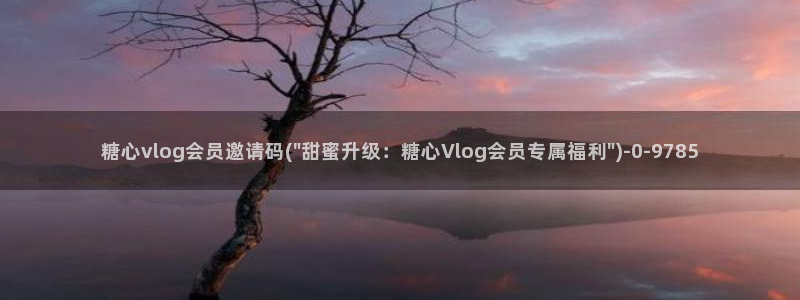 糖心vlog吾爱下